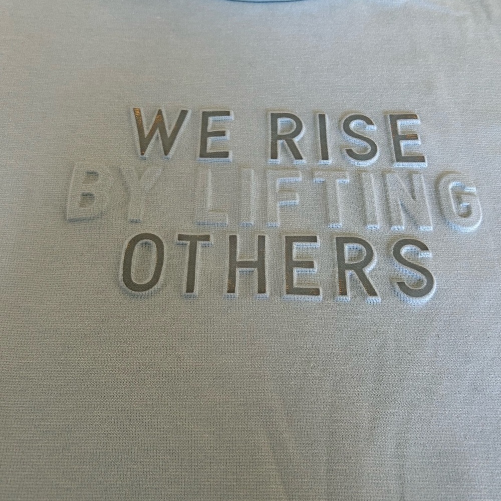 Max Light Blue Inspirational Long Sleeve Shirt